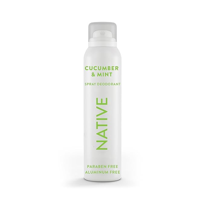 Native Deodorant & Body Spray Contains Naturally Derived Ingredients | Deodorant for Women and Men, All Day Odor Protection, Aluminum and Hydrocarbon Propellant Free | Cucumber & Mint