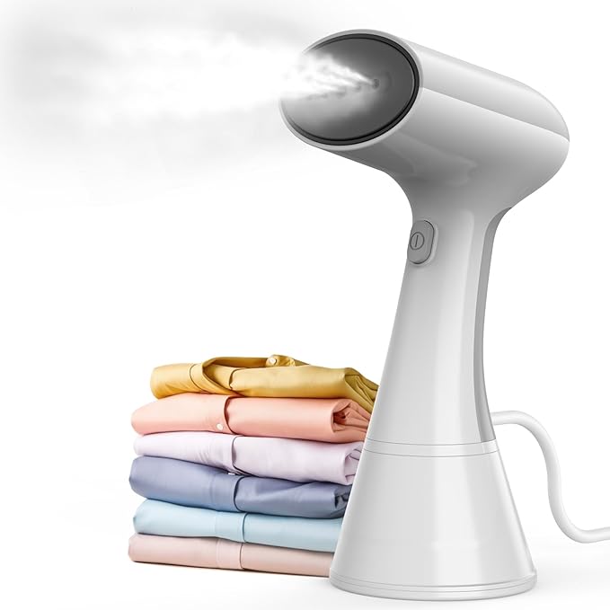 Handheld Garment Steamer for Clothes, Travel Steamer for clothing Portable Mini, 302°F Turbo Extreme Penetrating Steam Wrinkle reduction, 20s fast heat up steam iron, Ideal for Home, Office