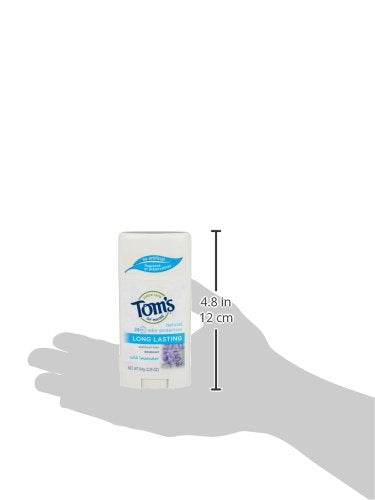 Tom's of Maine Long-Lasting Aluminum-Free Natural Deodorant for Women, Wild Lavender, 2.25 oz. (Packaging May Vary)