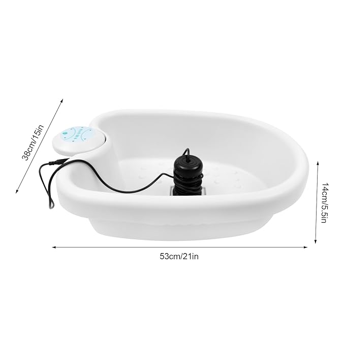 Ionic Foot Bath Detox Machine Foot Spa - Portable Detox Foot Spa System,30 Min Timer Function & Touch Switch For Home Beauty Salon Spa Use. (With Foot Bath)