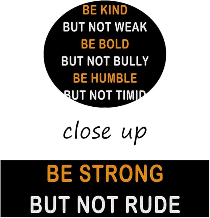 Inspirational Quotes Wall Decor Motivation Wall Art Be Strong But Not Rude Posters Canvas Framed Quotes Wall Decor Home Bedroom Office Decor [30''Wx 40''H]