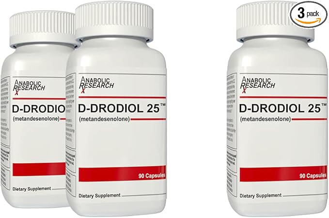 D-Drodiol 25 - Mass, Strength, & Power - 3 Month Supply