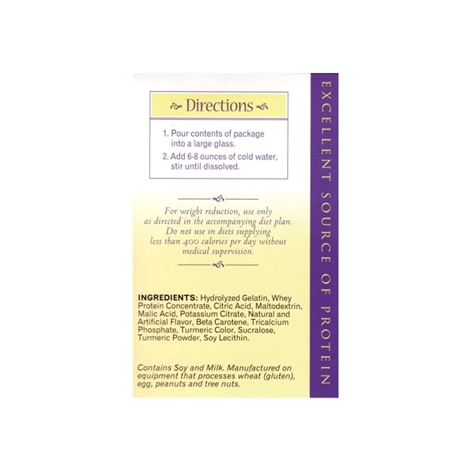 Nutmeg State Nutrition - High Protein Diet Fruit Drink - 15g Protein - Low Calorie - Low Carb - Low Sugar - Fat Free, 7 Servings Per Box (Pineapple Orange)