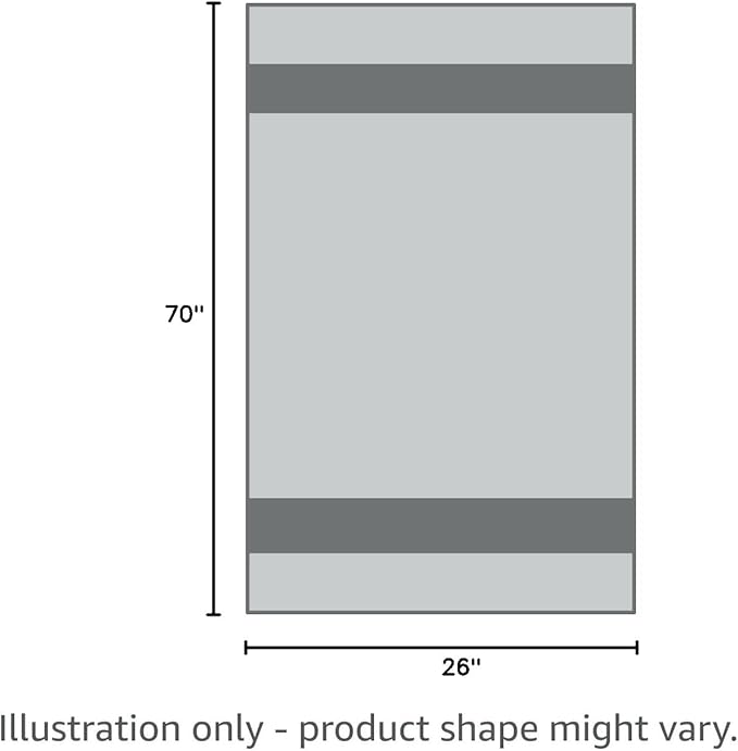 Gaiam Yoga Towel - Mat Sized Active Dry Non Slip Moisture Wicking Sweat Absorbent Microfiber Hot Yoga Towel for Women & Men | Stay-Put Corner Pockets (70" Long x 26" Wide), Grey