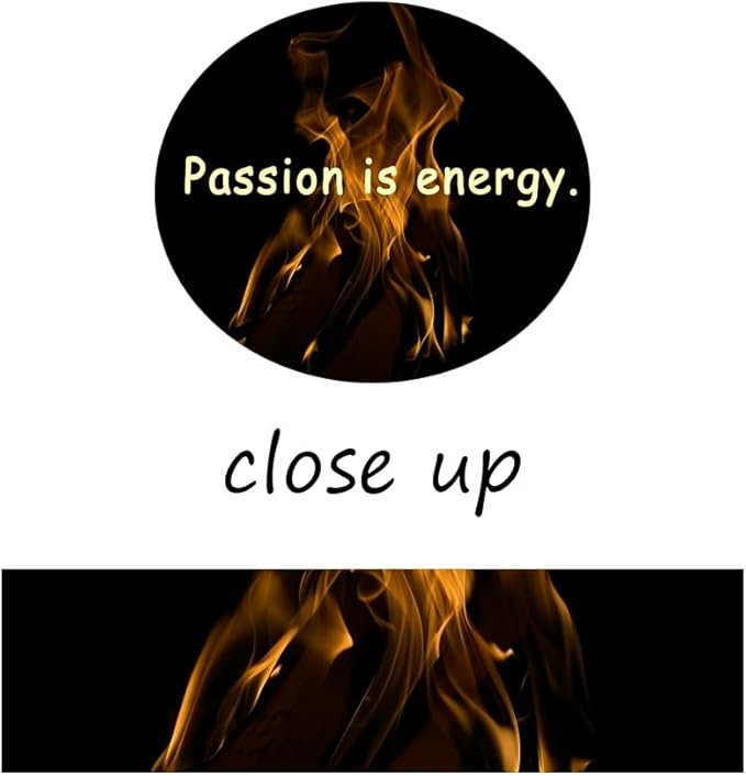 Inspirational Quotes Canvas Posters Passion Is The Energy for Doing Anything Motivational posters Printed Artwork for Office Hallway Gym Bedroom Living Room Framed Ready to Hang[18" W X 24" H]