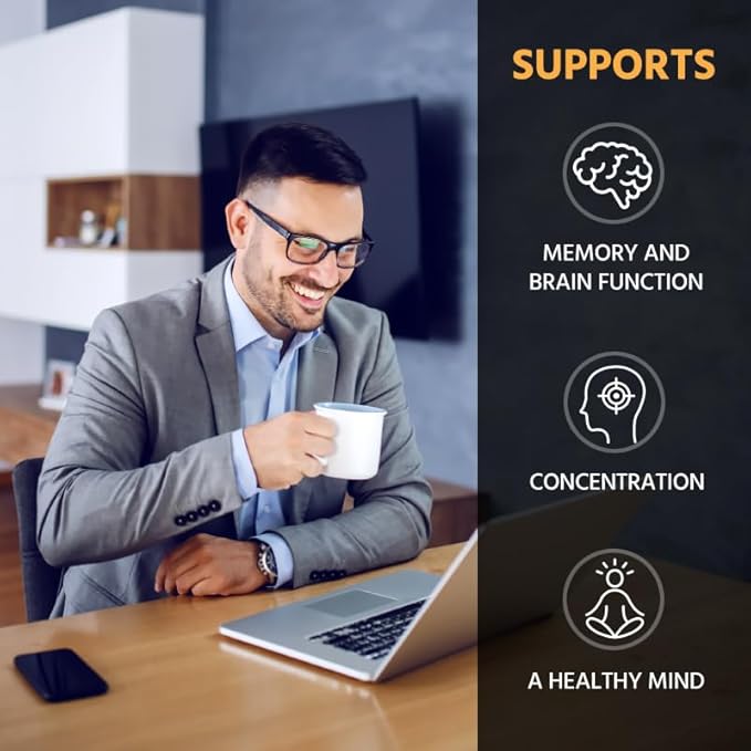 ML Naturals Phosphatidyl Serine 200 mg (Standard) 240 Vegetable Capsules. Supports Memory & Brain Function, Non-GMO, NSF-Certified & cGMP-Compliant