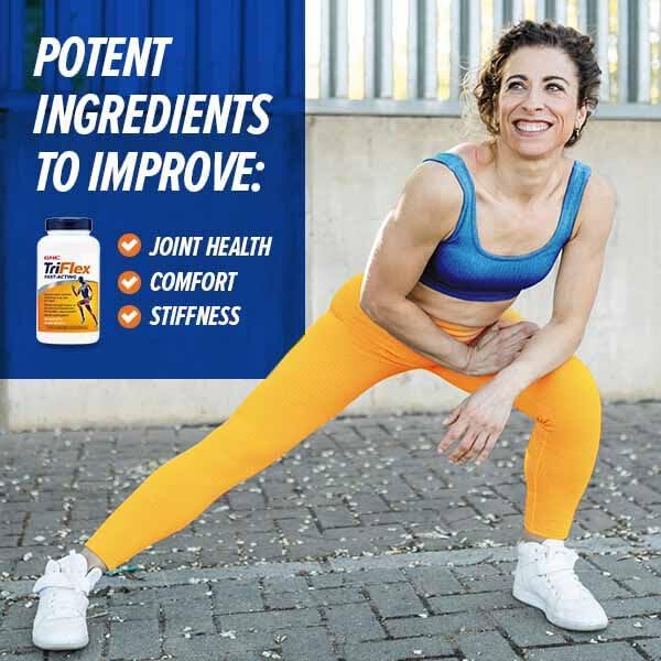 GNC TriFlex Fast-Acting, Improves Joint Comfort and Stiffness, Clinical Strength Doses of Glucosamine/Chondroitin and Boswellia- Plus Turmeric, 240 Caplets