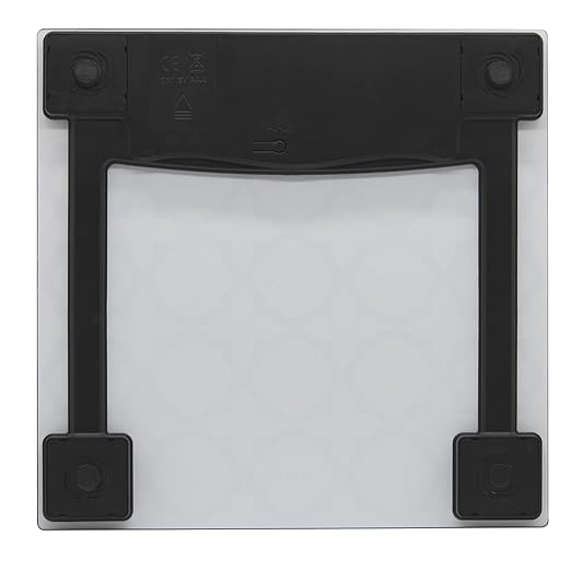 Taylor Glass Digital Bath Scale (White Lattice) 100 Count