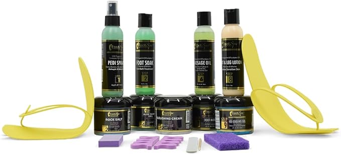 Foot Spa Profession Pedicure Student Kit - Includes all 10 aromatherapeutic spa pedicure products plus slippers, toe separators and a heavy duty red pedicure file.