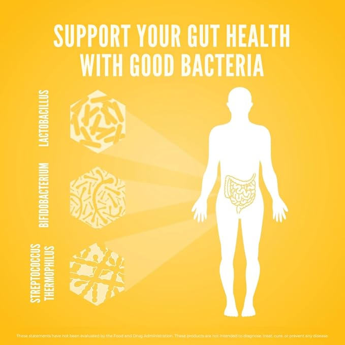 Belly Rescue: Probiotics & Prebiotics Blend for Women & Men, Once Daily for Digestive, Skin, and Immune Health, Shelf Stable