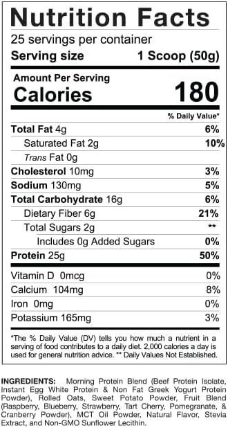 Gaspari Nutrition Quick Meal, Total Meal Replacement Protein Shake, Complete Protein from Beef Protein Isolate, Egg White Protein and Greek Yogurt Protein (2.75 lbs, Blueberry Muffin)