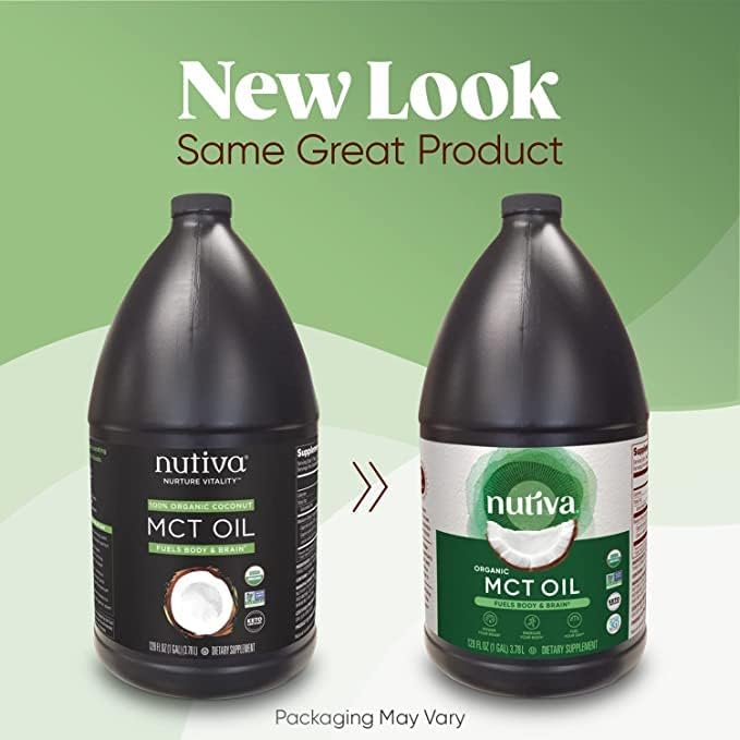 Nutiva Organic MCT Oil, 128 Fl Oz