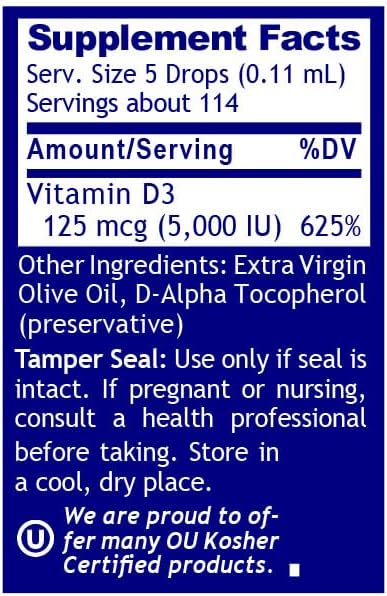 QNL D3 Gold - Vitamin D Liquid Drops - Bone Strength Supplement - Offers Cardiovascular & Immune Support - Premium Health & Wellness Product - 0.43 fl oz