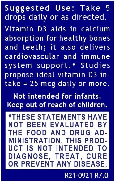 QNL D3 Gold - Vitamin D Liquid Drops - Bone Strength Supplement - Offers Cardiovascular & Immune Support - Premium Health & Wellness Product - 0.43 fl oz