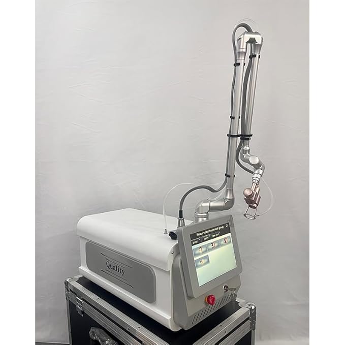 Professional Fractional Skin Resurfacing System - 40W Medical Grade w/ 360° Tightening Heads & 7-Axis Arm for Scar Treatment & Rejuvenation (110V)