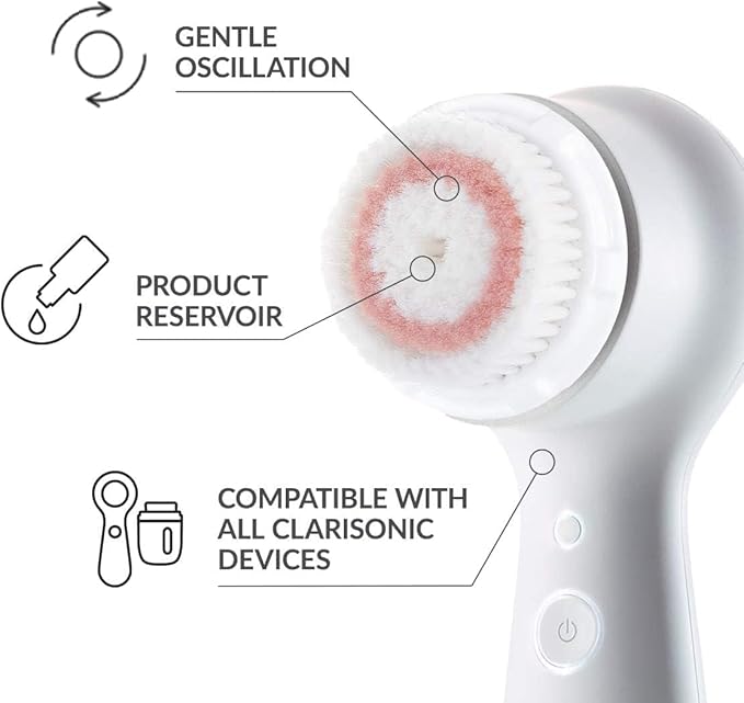 Clarisonic Cleansing System, 2 Speeds for Gentle and Everyday Cleansing Set，Pink