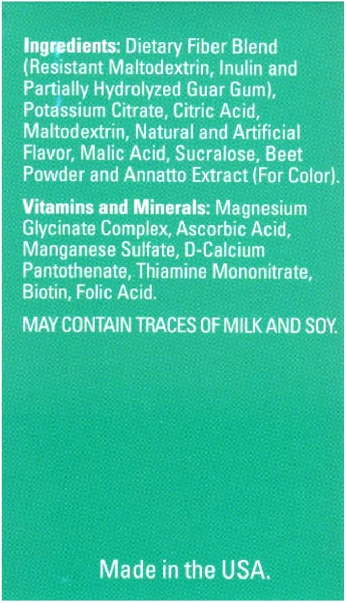 Nutmeg State Nutrition – Fulfill High Fiber Drink Mix, Low Calorie, Fat Free, Sugar Free, Naturally Flavored, Ideal Protein Compatible, Aspartame Free, 10 Servings Per Box (Mixed Fruit)