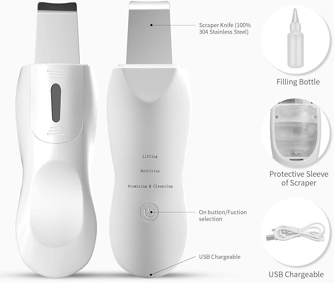 Face Lifting Machine for Blackhead Extractor Facial Deep Cleaning and Moisturizing Spray Tool（Spray with Upgrades）
