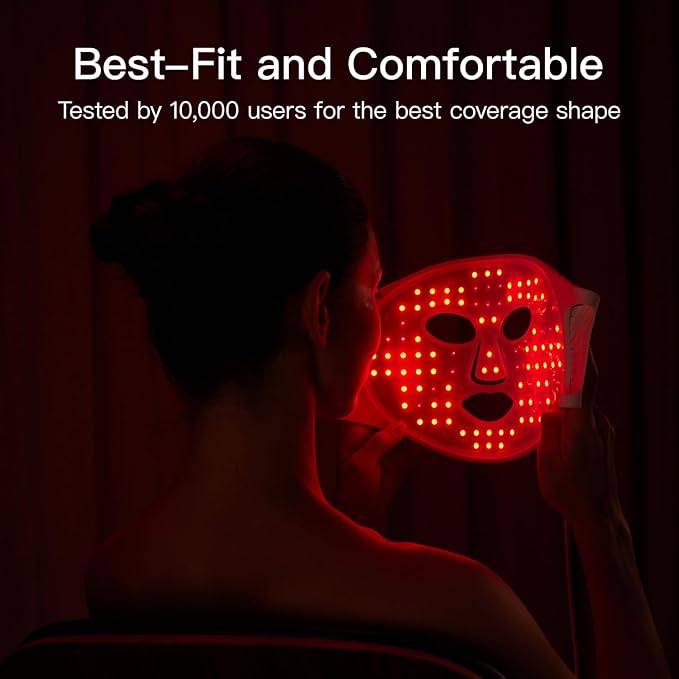 Upgrade Led Red Light Therapy Mask