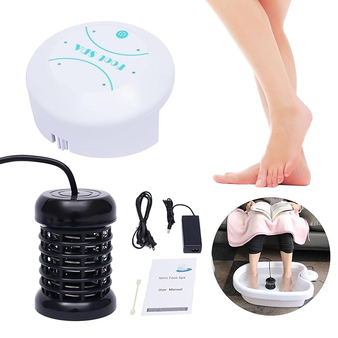 Ionic Detox Foot Bath Machine - Ion Cleanse & Chi Therapy Spa System Ion Aqua Foot Bath Portable,Ion Aqua Foot Bath Beauty Kit For Home, Spa & Beauty Clubs, Regain Health & Vitality