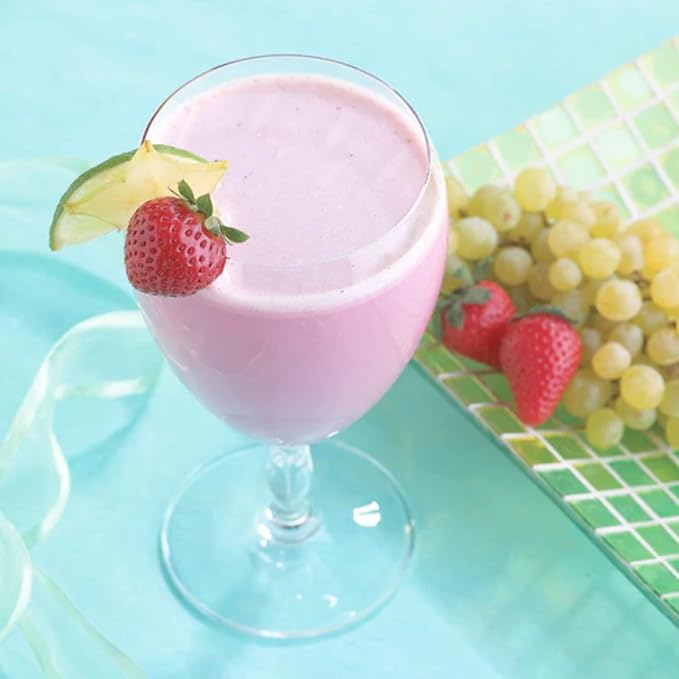 Nutmeg State Nutrition - High Protein Meal Replacement Smoothie Mix, Low Calories, 15g Protein, Low Fat, 7 Servings Per Box (Strawberry Creme)