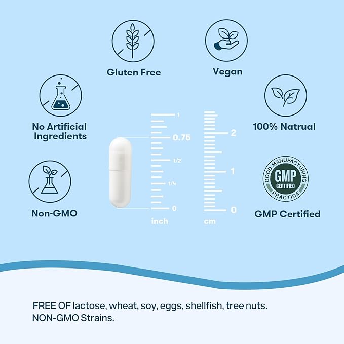 Women’s Probiotic, 50 Billion CFUs, with Prebiotics & Cranberry, Supports Digestive, Immune & Vaginal Health, 60 Capsules