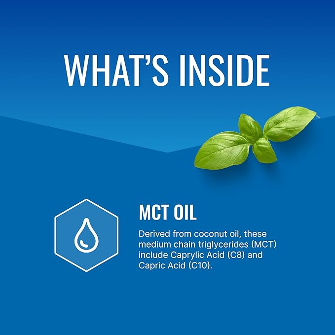 Approved Science® MCT Oil - Pure Medium-Chain Triglyceride (MCT) Oil derived from Coconuts with Caprylic Acid (C8) and Capric Acid (C10) - Vegan, 60 ml - Pack of 3