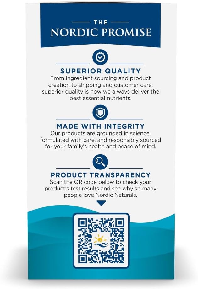 Nordic Naturals Ultimate Omega 2X, Lemon Flavor - 60 Soft Gels - 2150 mg Omega-3 - High-Potency Fish Oil with EPA & DHA - Promotes Brain & Heart Health - Non-GMO - 30 Servings