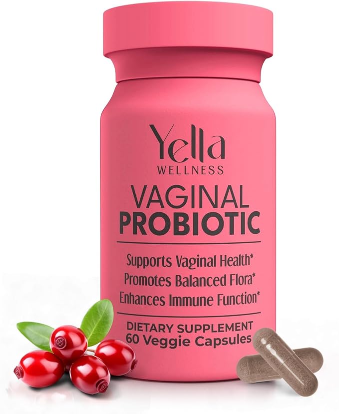 Vaginal Probiotics & Prebiotics for Women with Cranberry Extract | Supports Urinary Tract & PH Balance for Women | Probioticos Vajinal | Probiotics for Women's Vaginal Health- 60ct