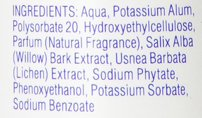 Kiss My Face Liquid Rock Roll-On Deodorant, Sport, Aluminum Chlorohydrate Free Deodorant For Women And Men, With Added Willow Bark and Mineral Crystal Salts, 3 Oz Roll On