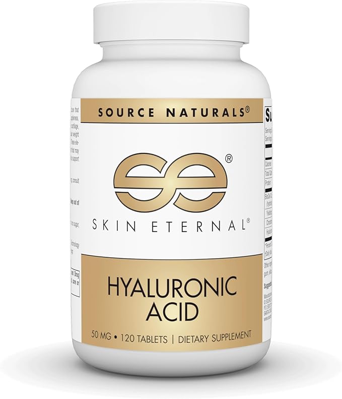 Source Naturals Skin Eternal Hyaluronic Acid, 50mg - 120 Tablets