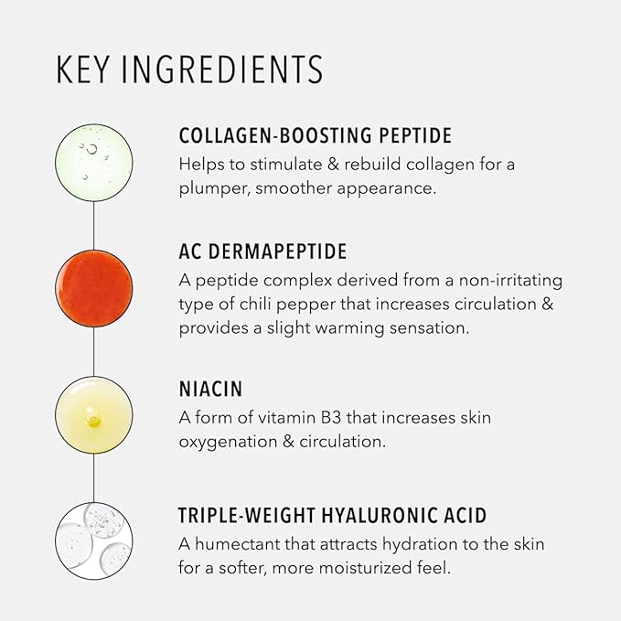 HydroPeptide Perfecting Gloss, Lip Enhancing Treatment, Long-Lasting Volume and Hydration, Beach Blush, 0.17 Ounce