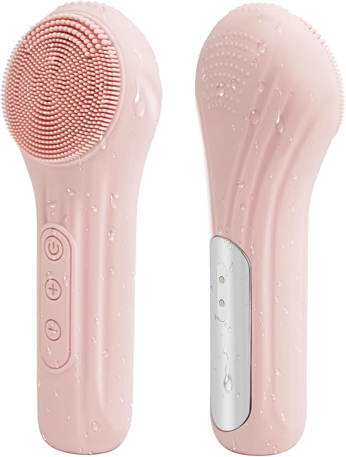 Facial Cleansing Brush,Electric Face Brush Suitable for Men and Women,Fast Cleanse,Exfoliation and Massage,USB Charging