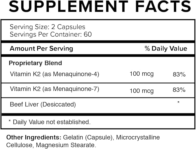 New from Kale Buster | Ultimate Joint Support | Increased Energy | Decreased Brain Fog | Loaded with Vitamin K2 | Better Than Kale | Dave Asprey’s Favorite |120 Capsules (60Day Supply)
