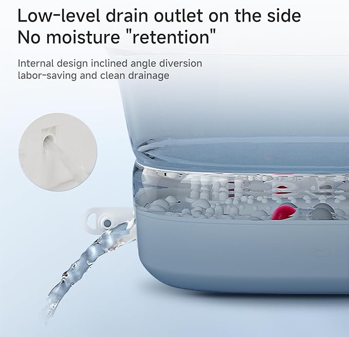 10L Collapsible Foot Spa Massage with Water and Electricity Separation System,Foot Bath with Three Level Temperature Control,Bubble,Remote,Red Light,Timer,and Four Set Electric Massage Balls