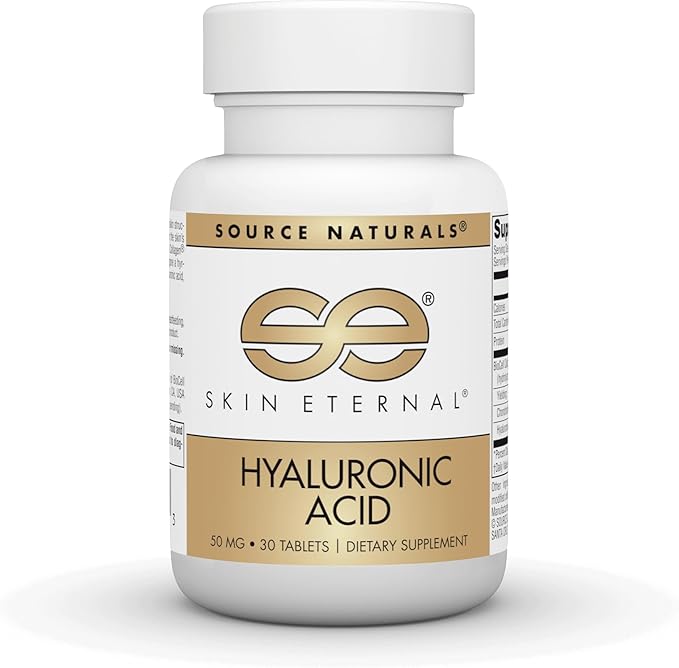 Source Naturals Skin Eternal Hyaluronic Acid, 50mg - 30 Tablets