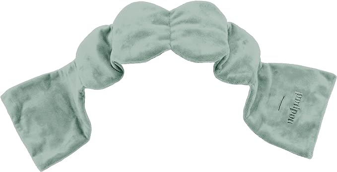 Nodpod Weighted Blanket & Sleep Mask Bundle – Ultra-Soft Body Blanket with Glass Beads + Light-Blocking Eye Mask – Relaxation, Comfort, Travel & Better Sleep - Sage