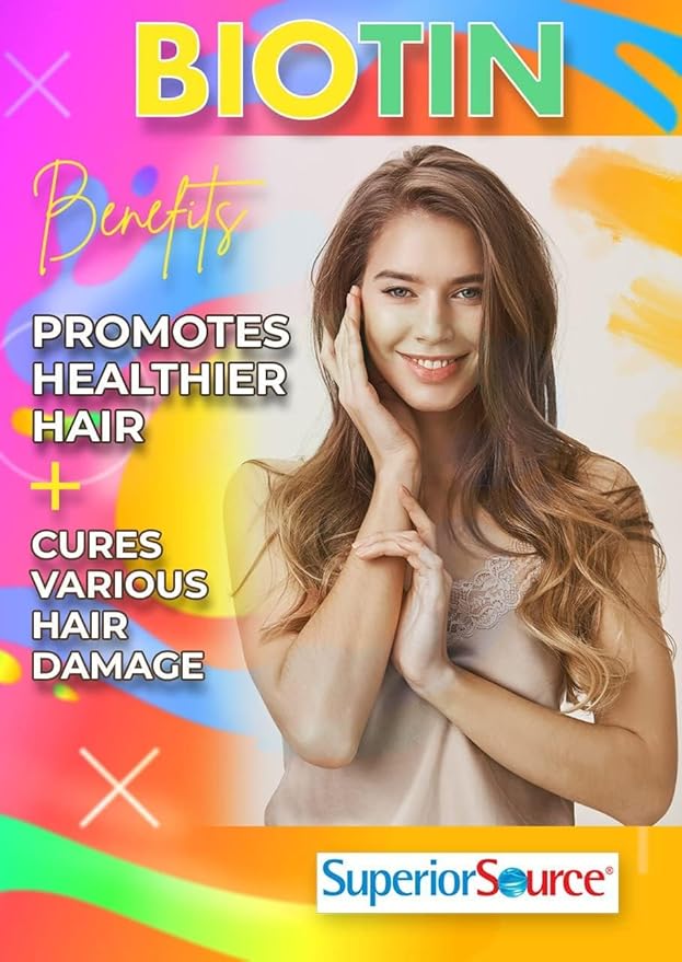 Superior Source Beauty Collagen - Collagen Powder from Grass-Fed Cows - Supports Healthy Hair, Nails & Skin - Features Biotin, Vitamin C & Hyaluronic Acid - 12.7 oz