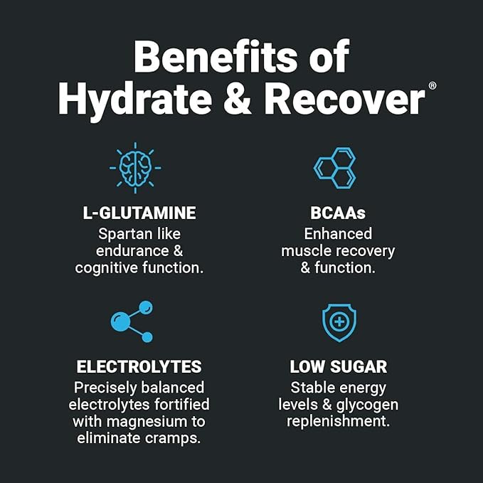 Wilderness Athlete - Hydrate & Recover | Liquid Hydration Packets Electrolyte Drink Mix - Recover Faster with Bcaas - 30 Single Serving Hydrate Packets (Berry Blast),0.49 Ounce (Pack of 30)