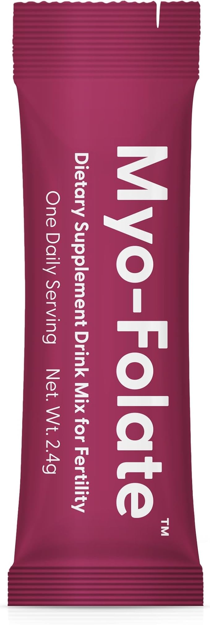 Fairhaven Health Folate and Myo Inositol Powder for Women - 1 Per Day, Female Fertility Supplement, Ovarian Health and Egg Quality - 2000 mg Myo-Inositol and 333 mcg Methylfolate – 30 Stick Packs