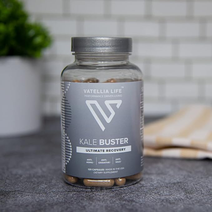 New from Kale Buster | Ultimate Joint Support | Increased Energy | Decreased Brain Fog | Loaded with Vitamin K2 | Better Than Kale | Dave Asprey’s Favorite |120 Capsules (60Day Supply)