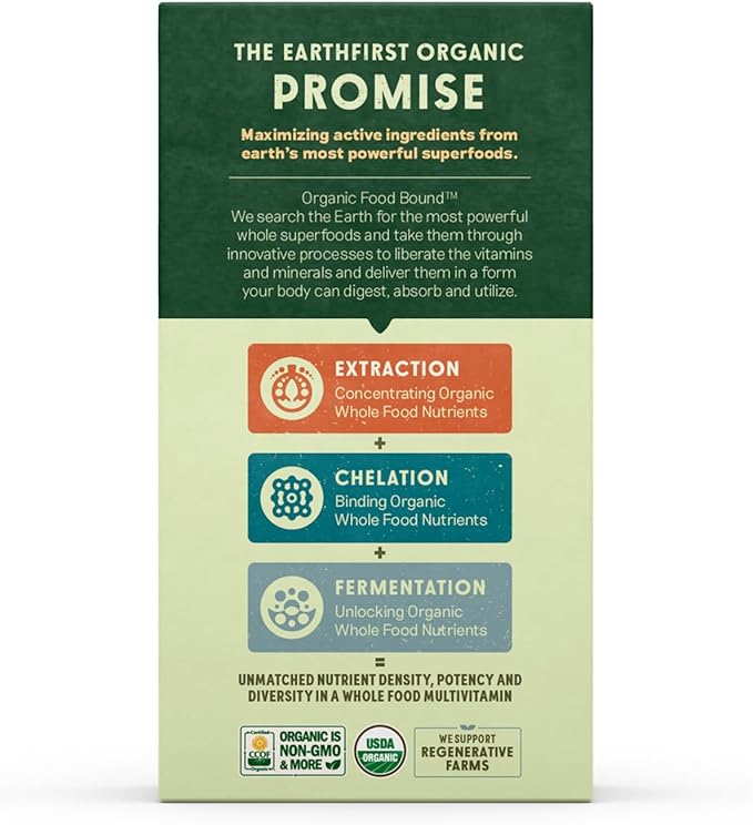 Prenatal Once Daily Multivitamin for Women for Conception, Pregnancy, Postpartum & Breastfeeding, Folate, Iron & Organic Whole Food Blend, Vegan, 60 Count