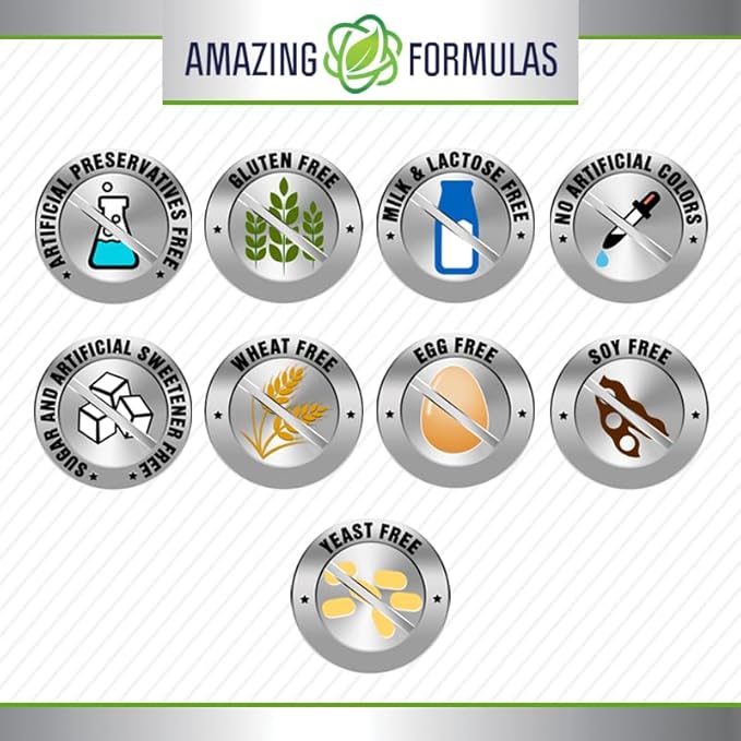Amazing Formulas Tribulus Extract Supplement | 1000 Mg Per Serving | 180 Tablets | Non-GMO | Gluten Free | Made in USA