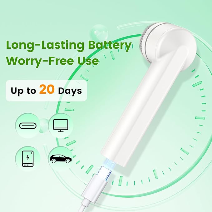 Rechargeable Face Scrubber, Electric Facial Cleansing Brush with Exfoliator and Sponge Brushheads, 3 Speeds Face Wash Brush, Gentle face exfoliator Brush for Men Women