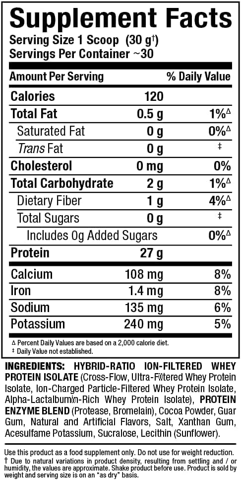 ALLMAX Nutrition - ISOFLEX Whey Protein Powder, Whey Protein Isolate, 27g Protein, Chocolate Mint, 2 Pound