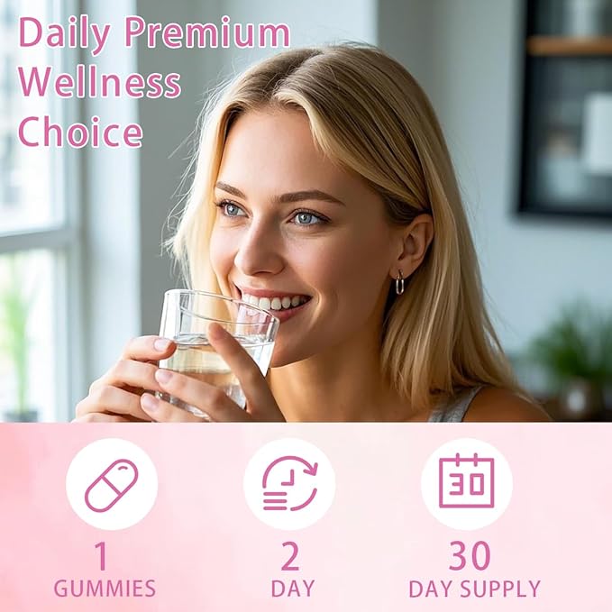 Premium Feminine Balance Gummies for Women,Hawaiian Pineapple Gummy for Women’s Health & Wellness - Immune Support - Vegan, Gluten-Free & Halal, 60 Gummies, 60 Count (2)