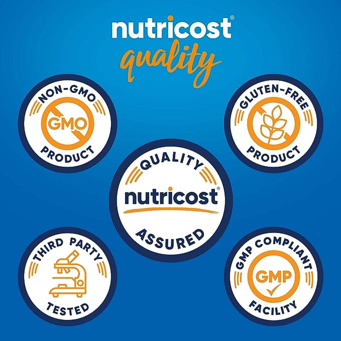 Nutricost Grass-Fed Whey Protein Isolate (Chocolate Peanut Butter) 2LBS - Non-GMO, Gluten Free, Natural Flavors