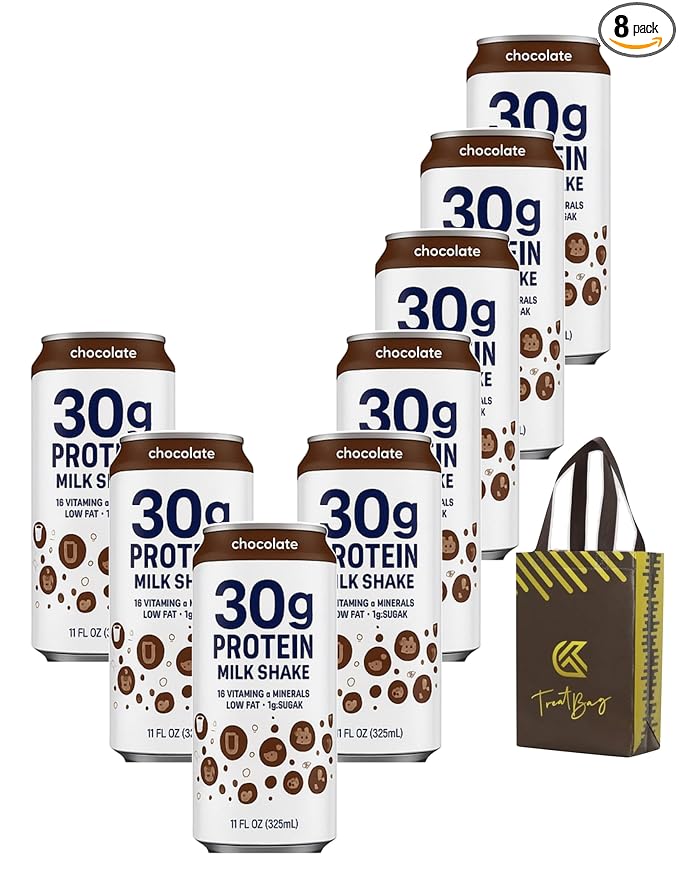 Nurrii Chocolate Milk Shake with 30g Protein, Ultra Filtered, 11 Fl Oz, Pack of 8