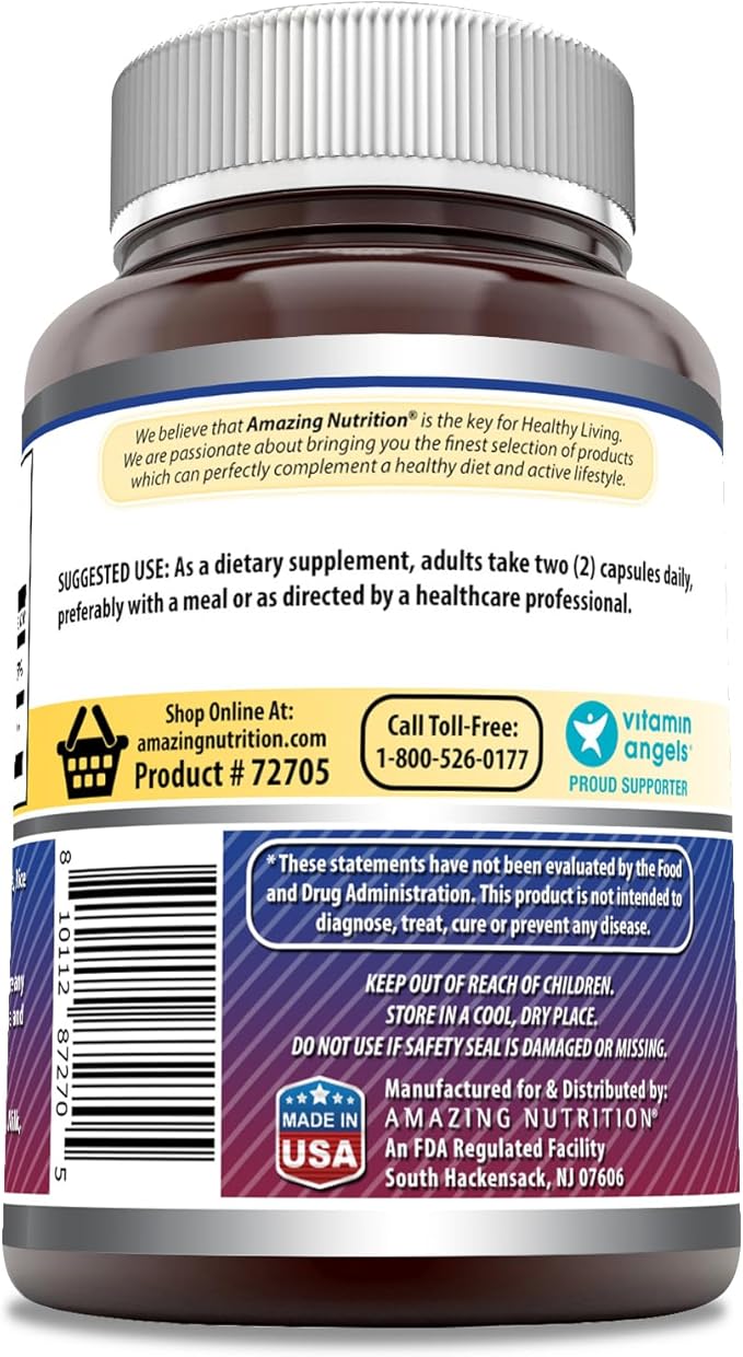 Amazing Formulas Chondroitin Sulfate 1200 mg Per Serving Supplement | Capsules | Non-GMO | Gluten Free | Made in USA (1 Pack, 120 Count)
