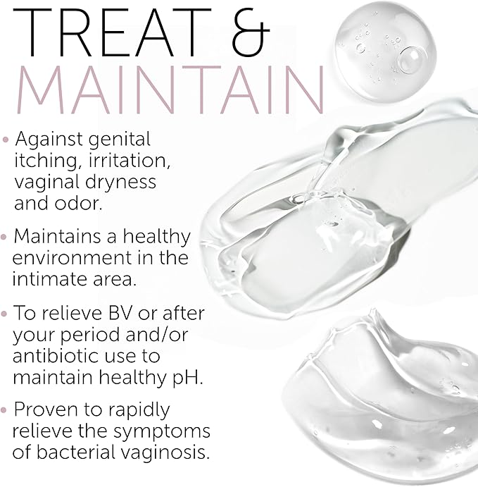 Bacterial Vaginosis Treatment | BV Treatment For Women | Natural Homeopathic Pre-Filled Vaginal Applicators for Odor, Itching, Discharge, BV, and Vaginal Microbiota Imbalance